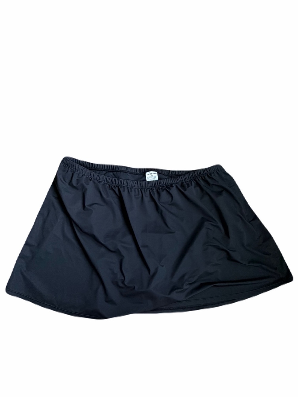 Lands’ End Black Swim Mini Skirt Bottoms size 22
